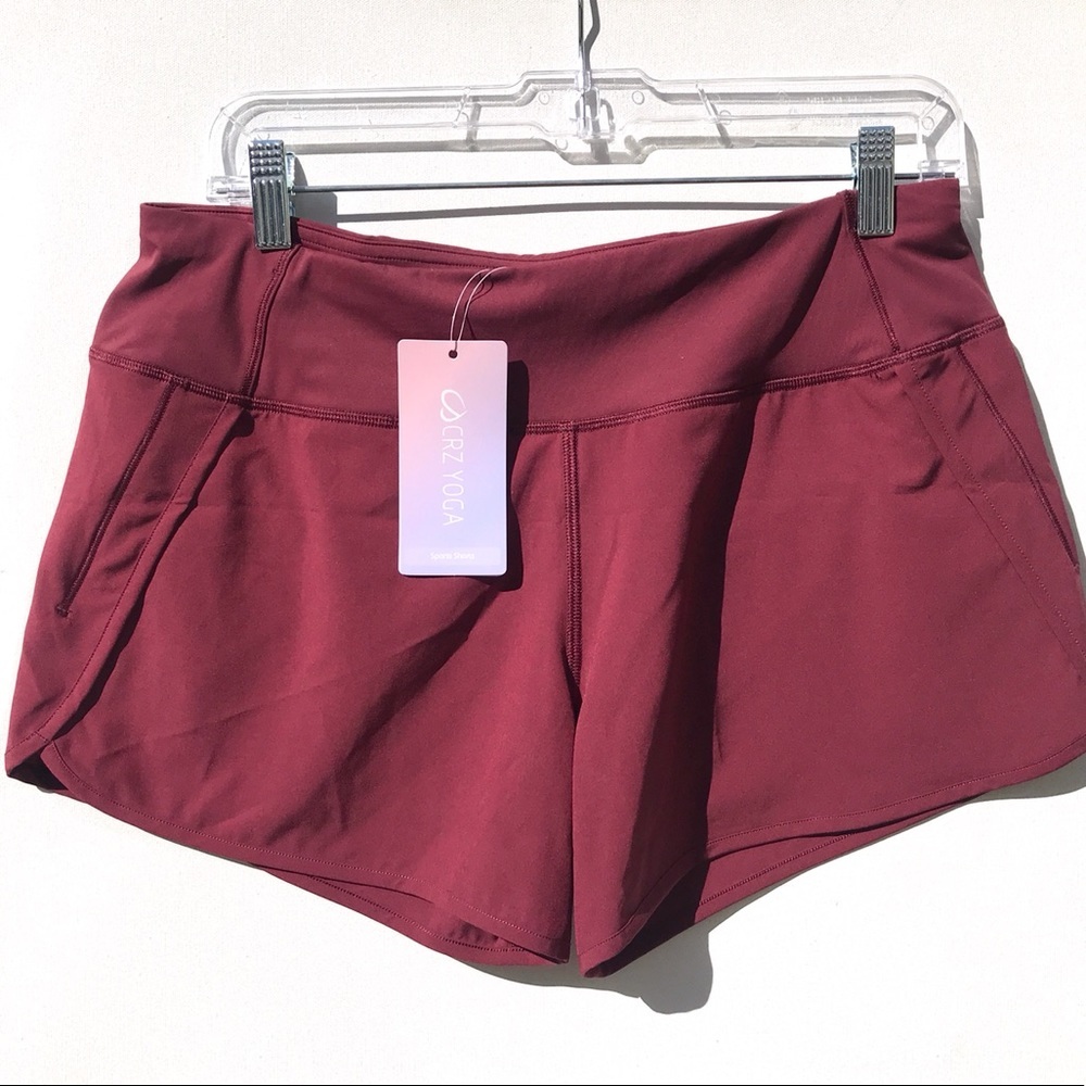 NWT CRZ Yoga speed shorts 8 10 new - Picture 1 of 4